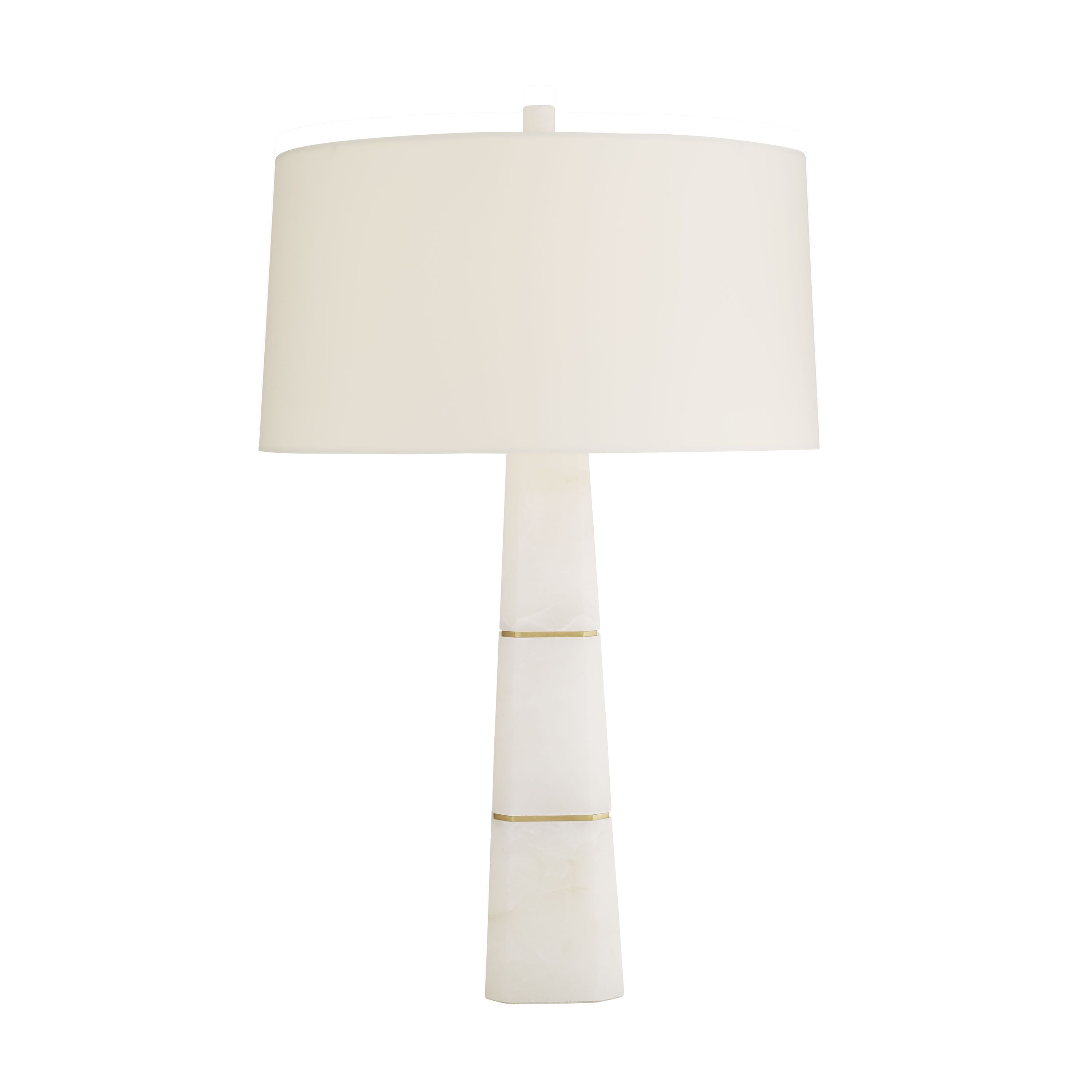 49691-434 - Dosman Lamp - White Alabaster