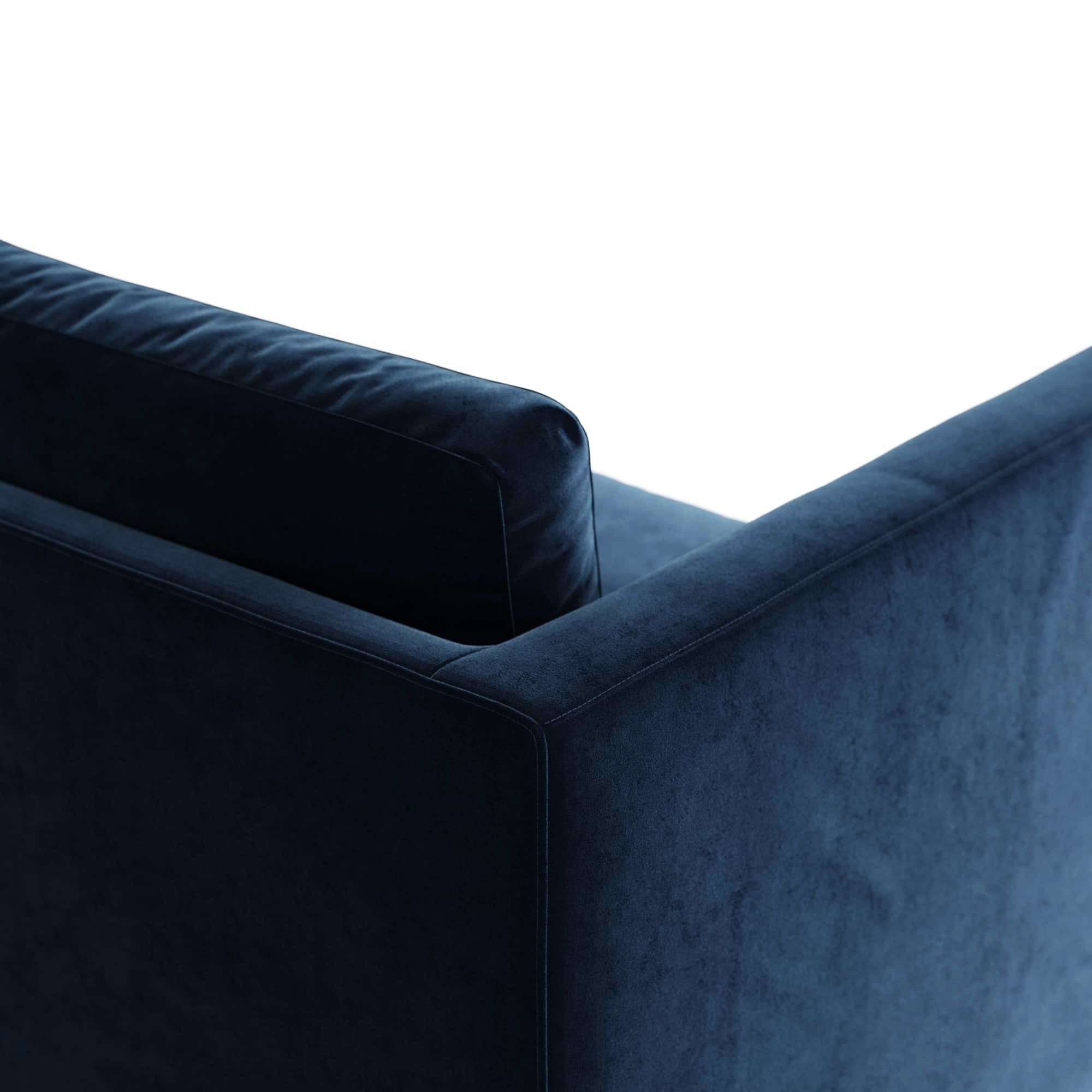 8175 - Sebastian Sofa Indigo Velvet - Indigo Velvet