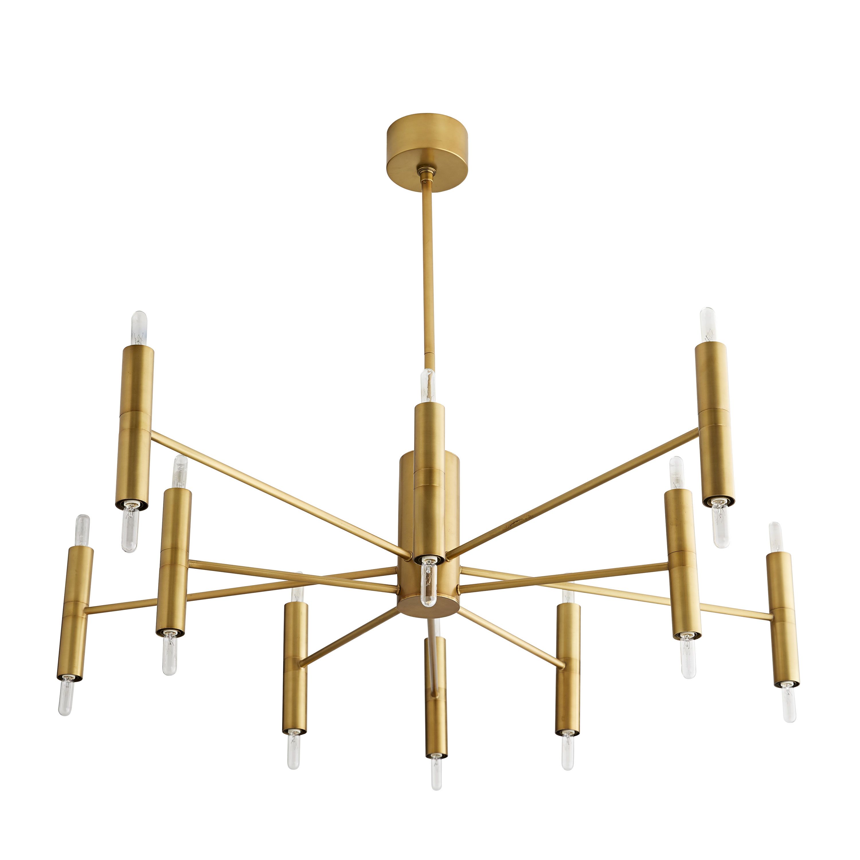 89633 - Bozeman Chandelier - Antique Brass