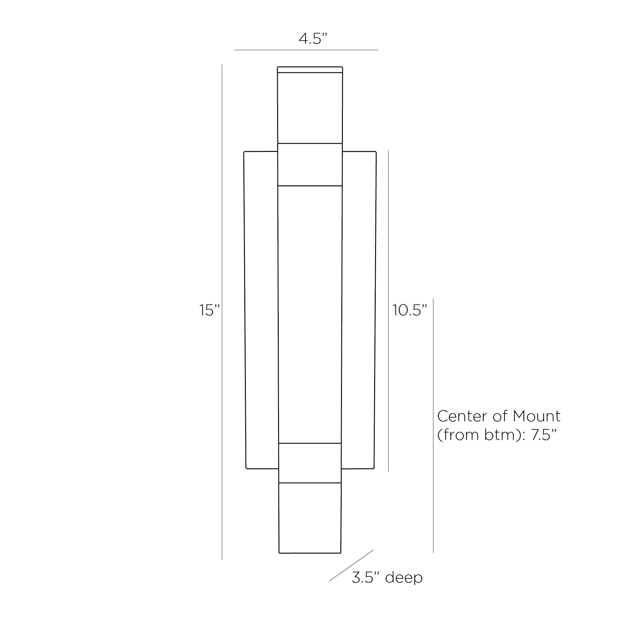 DWC15 - Watkins Sconce - Clear Crystal