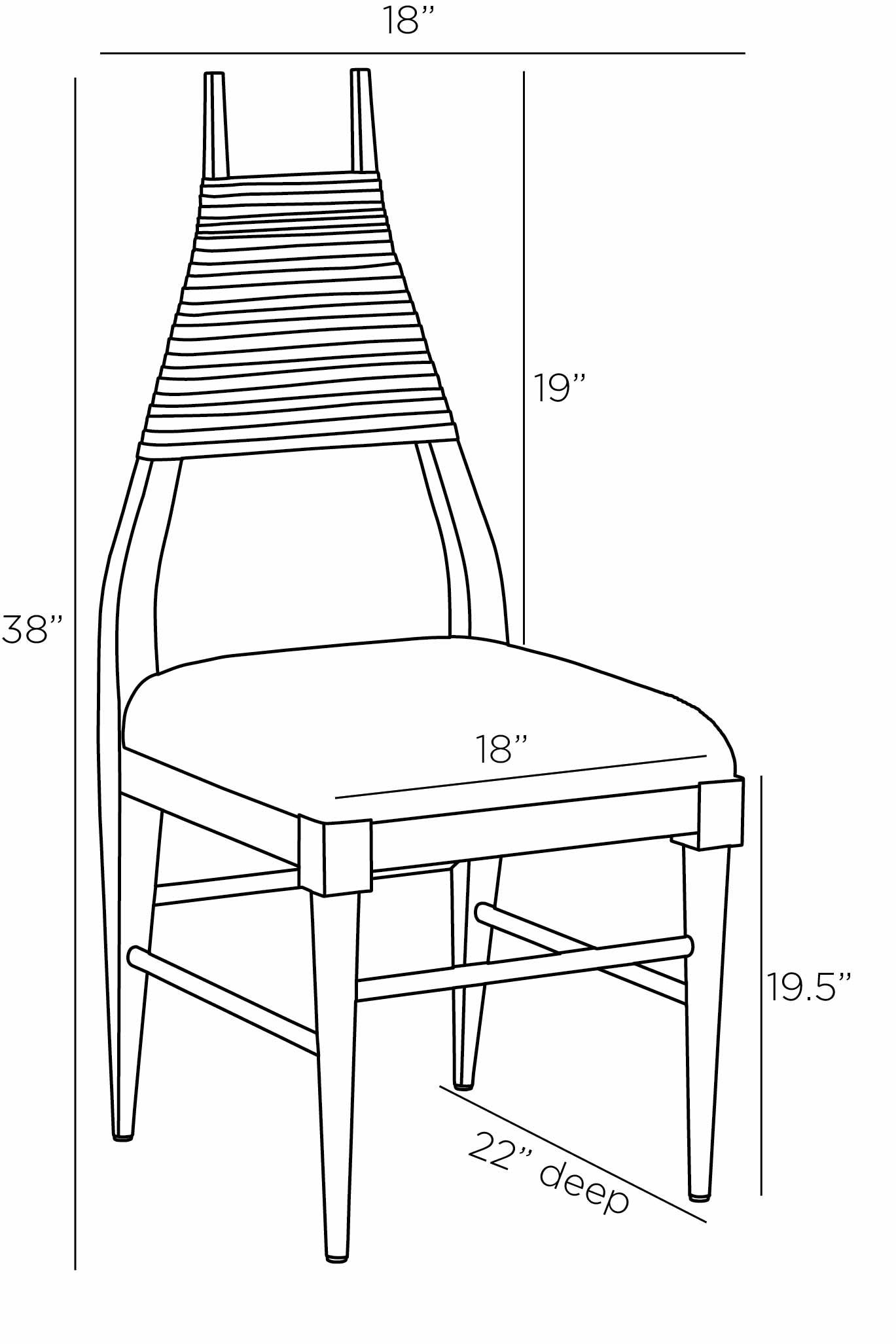 FRI10 - Biziki Dining Chair - Dim Gray Leather