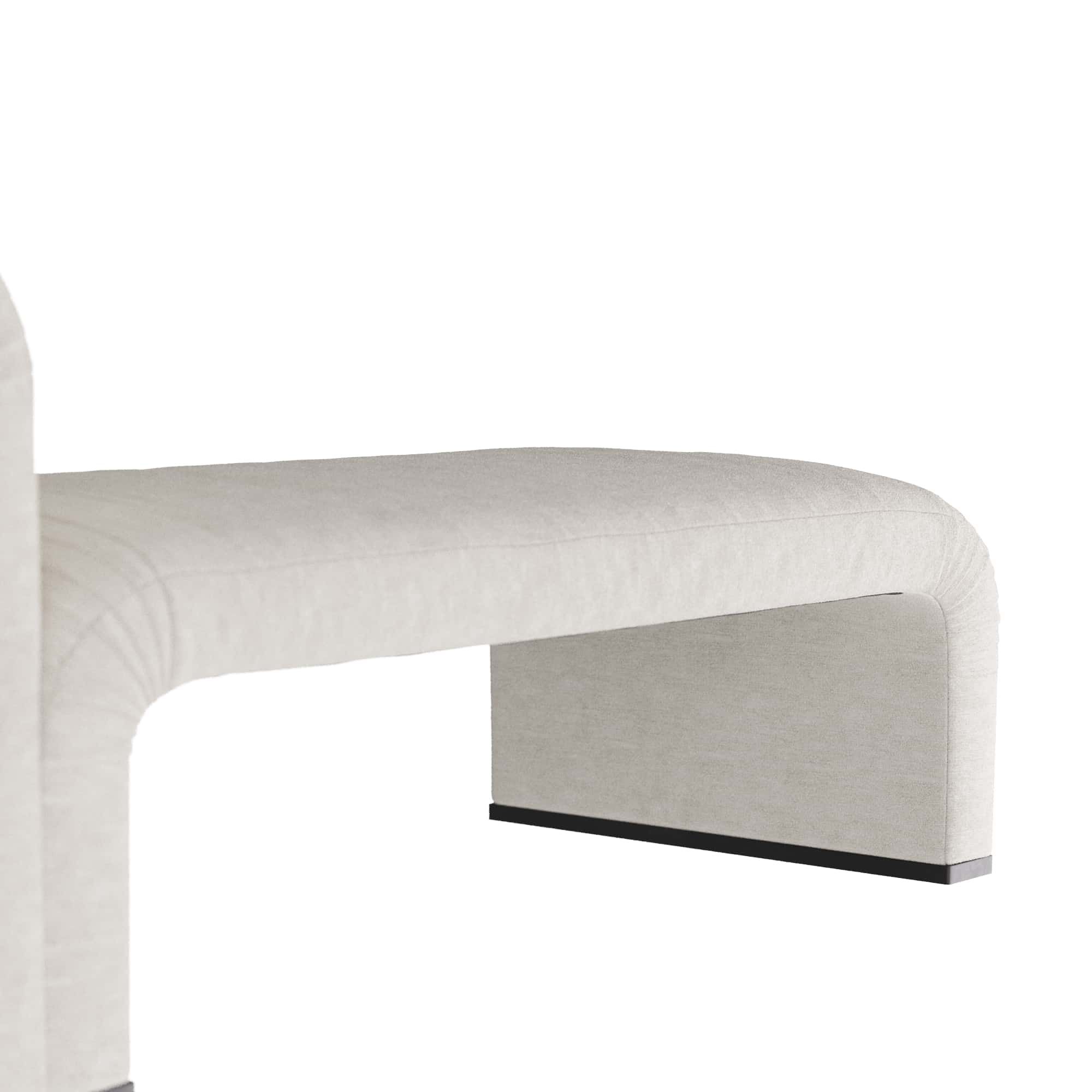 FTU03 - Weaver Chaise Polar Bouclé - Polar Bouclé