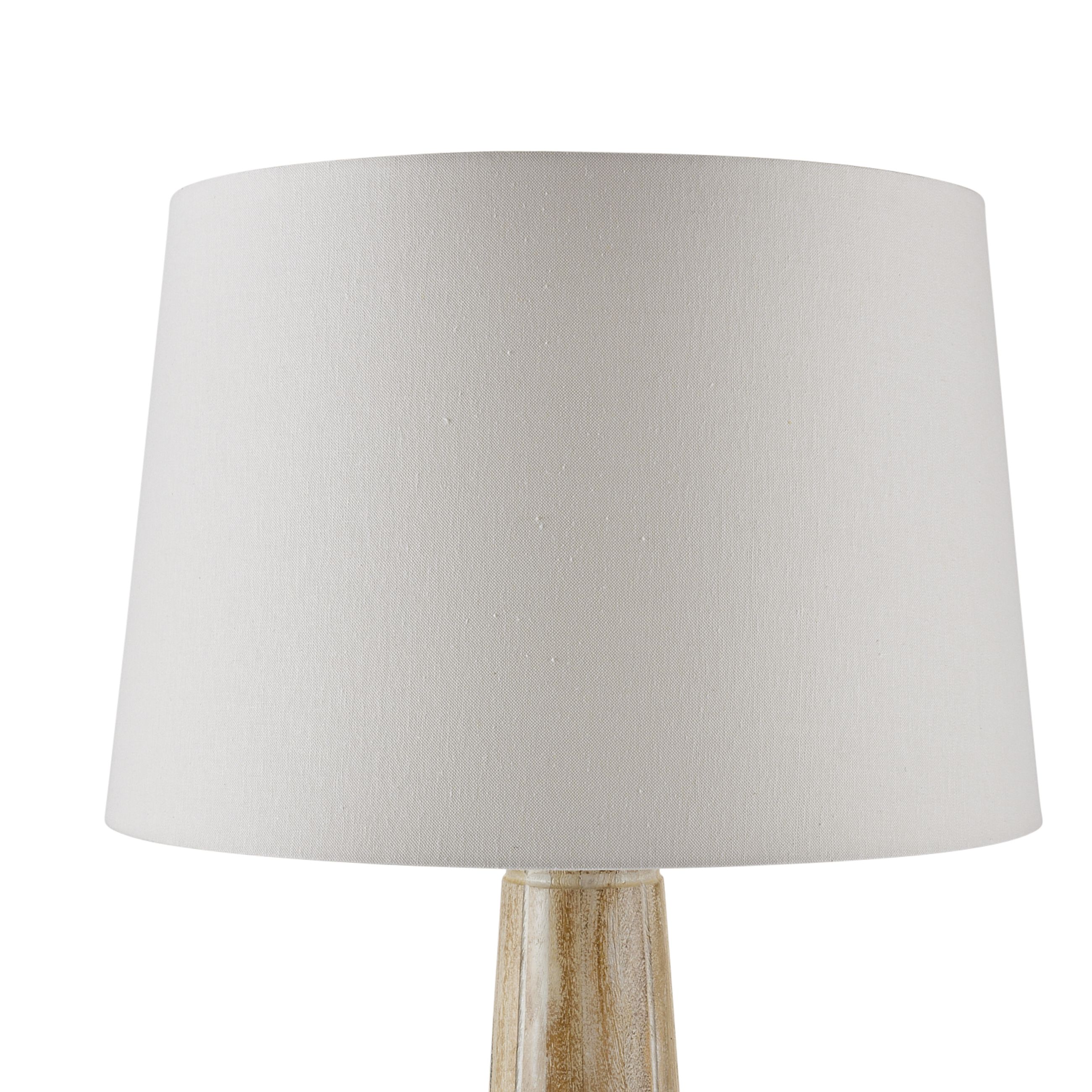 PFI08-SH052 - Elmhurst Floor Lamp - Whitewashed, Mango Wood