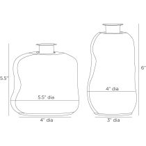 ACI07 Hughes Candleholders, Set of 2 Product Line Drawing