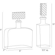 ARI16 Houston Decanters, Set of 2 Product Line Drawing