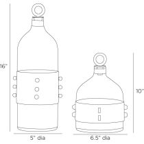 ARI17 Hancock Decanters, Set of 2 Product Line Drawing