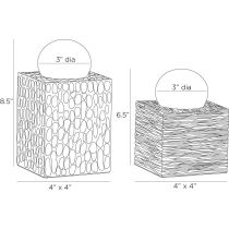 ASC30 Greenville Sculptures, Set of 2 Product Line Drawing