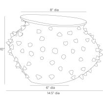 AVC15 Grenell Short Vase Product Line Drawing