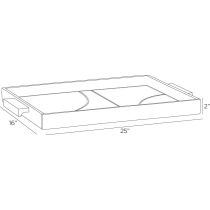 AYI10 Fabio Tray Product Line Drawing