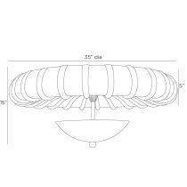 DFC12 Camella Flush Mount Product Line Drawing