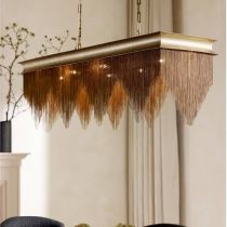 DLI03 Heiress Linear Chandelier Enviormental View  2