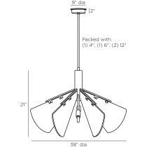 DMC22 Bryant Chandelier Product Line Drawing