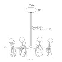 DMC29 Hollins Chandelier Product Line Drawing