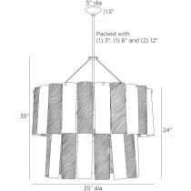 DMI19 Faramond Chandelier Product Line Drawing