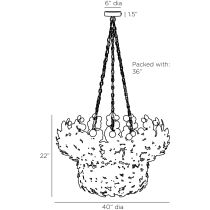 DMS14 Bilal Chandelier Product Line Drawing