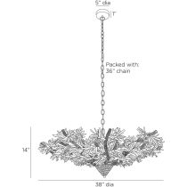 DMS19 Fernanda Chandelier Product Line Drawing