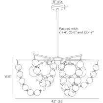 DSC08 Genesis Chandelier Product Line Drawing