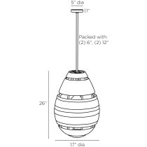 DSS01 Anila Pendant Product Line Drawing