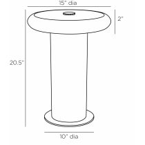 FAI11 Buckley Accent Table Product Line Drawing
