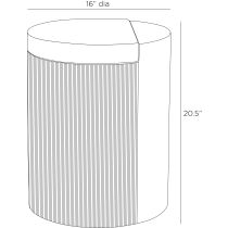 FAI14 Celestine Accent Table Product Line Drawing