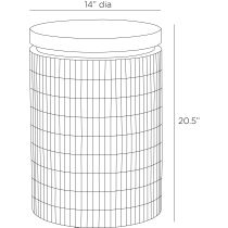 FAI18 Garner Accent Table Product Line Drawing