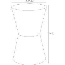 FAS06 Costello Accent Table Product Line Drawing