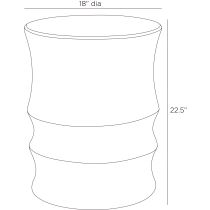 FAS10 Canyon Outdoor Accent Table Product Line Drawing