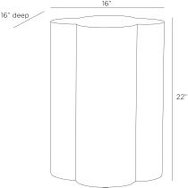 FAS12 Harlow Accent Table Product Line Drawing