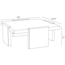 FCI17 Camden Cocktail Table Product Line Drawing