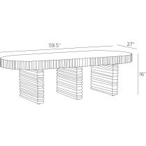 FCI20 Hilbeck Coffee Table Product Line Drawing