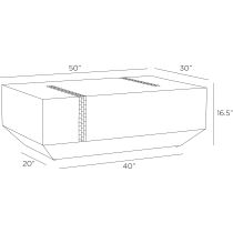 FCI21 Gilmore Cocktail Table Product Line Drawing