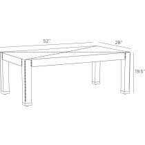 FCI22 Hidalgo Cocktail Table Product Line Drawing