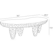 FCS11 Cuzco Outdoor Coffee Table Product Line Drawing