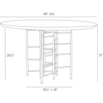 FDI05 Enito Entry Table Product Line Drawing