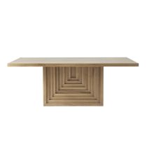 FDS10 Crockett Dining Table Angle 1 View
