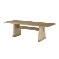 FDS12 Delrio Outdoor Dining Table Angle 2 View