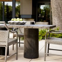 FDS15 Gemini Outdoor Dining Table Enviormental View  2