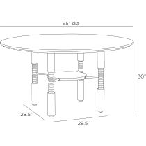 FDS16 Heger Dining Table Product Line Drawing