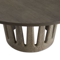 FDS18 Gilman Outdoor Dining Table Back Angle View