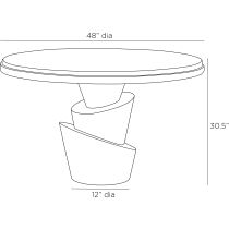 FDS19 Figueroa Outdoor Entry Table Product Line Drawing