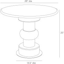 FEI21 Devito End Table Product Line Drawing