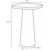 FES05 Blythe Small End Table Product Line Drawing
