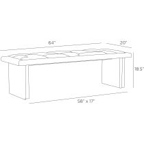 FHI09 Fairfield Bench Product Line Drawing