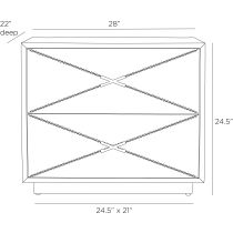 FII06 Hartzel Side Table Product Line Drawing