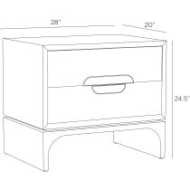 FIS05 Kianna Side Table Product Line Drawing