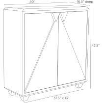 FNS13 Ellington Cabinet Product Line Drawing
