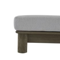 FOS04 Caldwell Outdoor Ottoman Side View