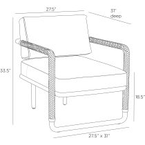 FRI15 Durham Chair Product Line Drawing
