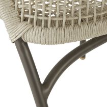 FRS15 Enzo Outdoor Dining Chair Back Angle View
