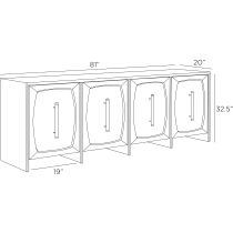 FZS09 Elmore Credenza Product Line Drawing